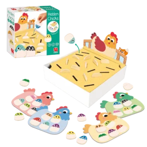 Skriti piščančki – igra spomina in opazovanja