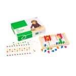 Ustvari vzorce s čepki – didaktična igra mozaika