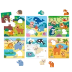 6 sestavljank – didaktična sestavljanka z živalmi - slika 2