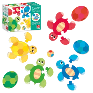 Barvne želvice – igra ujemanja barv